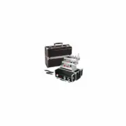 Black Cosmetic Train Case with Crocodile Texture Style No. TS-93 Brand New