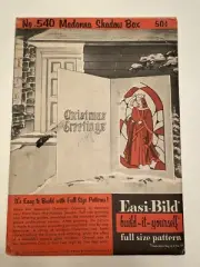 DIY 1955 CHRISTMAS YARD ART, EASI BILD No 540 WOODWORKING PATTERN