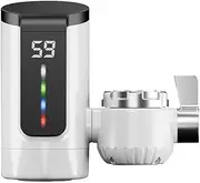 LAPOOH Hot Water Heater - Large Screen Dynamic Digital Display - Instant Hot and Cold Water Heater for Bathroom and Kitchen - Tankless