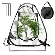 Pop Up Greenhouse Cover, Mini Portable Flowerpot Cover, Indoor Outdoor Backya...