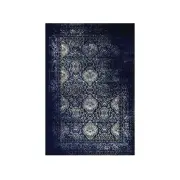 Sahara Navy Machine Knotted Rug