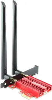 Wifi Card 5400Mbps Pcie Wifi 6E Card, Bluetooth 5.2, Intel Wifi 6E AX210 Chip, T