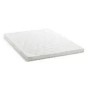 Lucid Comfort Collection Mattress Topper King Gel Memory Foam w/Breathable Cover