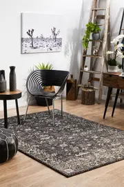 Summon Estella Charcoal Transitional Rug