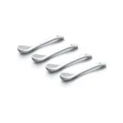 WM Bartleet & Sons 1750 TSET152 Set of 4 Small Traditional Porcelain Salt,