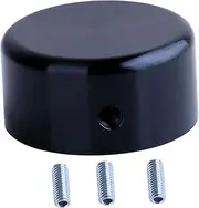 Hellery Guitar Pedal Footswitch Topper with Set Screws And Wrench for Effect Pedals, Black