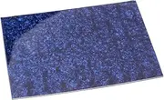 OFFSCH 44x29cm Acoustic Guitar Pickguard Sheet Diy 1ply Acrylic/pvc Scratch Proof Heat Resistant Adhesive Back Blue Material