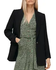 Whistles Crepe Boyfriend Blazer