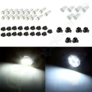 T5 T10 White LED Insterument Panel Light Cluster Gauge For 1991-96 Jeep Cherokee