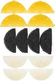 TOVINANNA 12pcs Sole Anti-skid Pads for Shoe Pads Shoe Non Slip Pads outside Protectors Shoes Supplies Soles Heel-seal Sneaker Bottom Grip Pads Shoe Inserts Glue Heel Patch Grips Beef Tendon