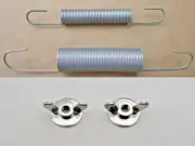 2 CARB RETURN SPRINGS & 2 WING NUTS! FOR CLASSIC GM CHEVY OLDS PONTIAC BUICK ETC (for: Oldsmobile)