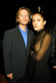 David Spade and Salma Hayek backstage during The 2000 My VH1 Music- Old Photo 2