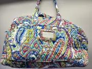 Vera Bradley Large Travel Bag Marina Paisley with wallet NEW