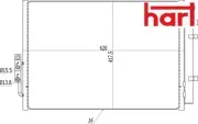 ENGINE CONDENSER AC 621 699 HART I