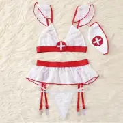 Fun Three-point Underwear With Garters Women's Style Clothes