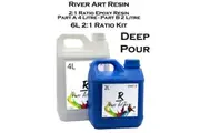 Epoxy Resin River Art Resin Deep Pour High Performance 2:1 Ultra-Clear Casting 6L Pack