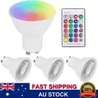 4/8pcs Dimmable LED Bulbs Globe Spot Lights GU10 5W Downlight Remote Spotlights