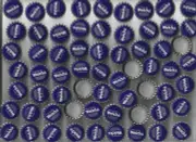 WELCHS GRAPE SODA BOTTLE CAPS. 100 PIECES PLASTIC LINED UNUSED