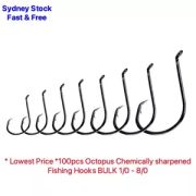 1 Size Octopus Circle Hook Fishing Hooks prices in Australia, best