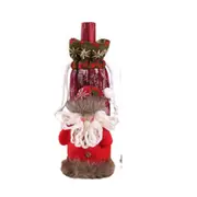 2Pcs Christmas Santa Wine Bottle Apron Cover Wrap Xmas Dinner Party Table Decoration Christmas decorations for home