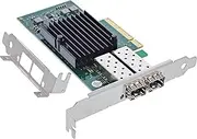 InLine® Dual 10-Gigabit Network Card, 2X SFP+, PCIe x8, 10 GBASE-T Ethernet LAN Controller, from Win 7, Server 2008, Linux 2.6 incl. Low Profile Slot Bracket, 51131A