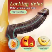 Male Penis Extension Extender Thick Cock Sheath Sleeve Girth Enhancer BWN Condom
