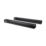 StarTech.com Vertical Cable Organizer with Finger Ducts - Vertical Cable Mana...