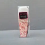 Betsey Johnson 16oz Pink With Trees to go cups with lids and sleeves 10 cups