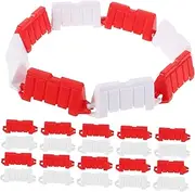FRCOLOR 60pcs Miniature Traffic Barricade for Rc Car Accessories Sturdy Road Barriers for Realistic Drift Racing Tracks and Mini Traffic Scenes