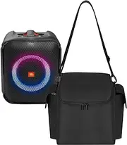 Hzycwgone JBL Encore Essential Party Box Encore Essential Protective Case Portable Travel Carry Bag with Shoulder Strap (Black)