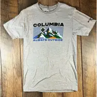 在飛比找蝦皮購物優惠-Columbia T 恤 Adul 小號淺灰色“Always