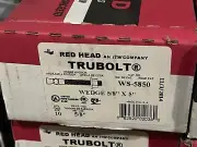 Red Head Wedge Anchor NIB 10 ct. 3/4" x 7" Concrete WS-3470