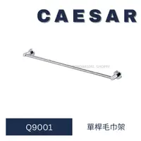 在飛比找蝦皮購物優惠-caesar 凱撒 Q9001 毛巾桿 浴室毛巾桿 單桿毛巾