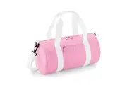 Bagbase Mini Barrel Bag (Classic Pink/White) (One Size)