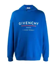 Address logo-print hoodie S,XS ocean blue