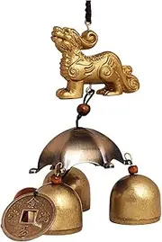 Wind Bell Wind Chimes Antique Copper Bell Wind Chime Outdoor Wind Bell Living Garden Garden Wall Window Home Decoration Ornaments Sweet