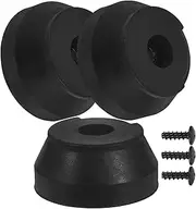 3pcs Anti-slip Cane Tips for Tripod Canes Non-slip Pad Replacement for Elderly Walking Sticks Heavy Duty Traction for Safety