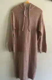 Ladies Beige ASOS Dress Size 4 China Acrylic Machine Washable Stretch Hooded
