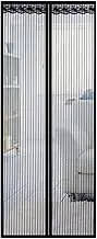 Magnetic Screen Door, Magnetic Screen Door with Mesh Curtain,Doorway Mosquito Net Bug Mesh with Full Frame Fastener Tape 85 X210cm