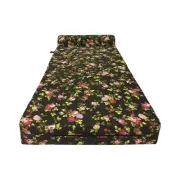Rose Black Sleeper Chair Folding Foam Beds, Portable Mattress 6 x36 x 70