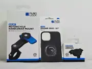 QUAD LOCK KIT APPLE iPHONE 14 Case, Dampener, Handlebar Mount *EXPRESS*