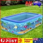Framed Swimming Pools PVC Thickening Swimming Pools Cartoon Pattern for Family A