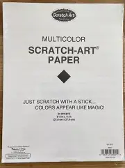Melissa & Doug Scratch Art 50 Sheets Art Paper #8001 New Sealed