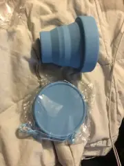 2 silicone collapsible cups freepost to61