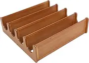 STOBAZA 1Set Bamboo Shoe Rack for Closet Sturdy Sneaker Shelf with Safe Corners Versatile Storage Organizer for Entryway Hallway and for High Heels