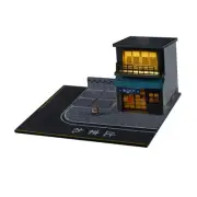 1:64 Parking Lot Mini Diecast Garage for Diecast Car Model Vehicle Scene Toy
