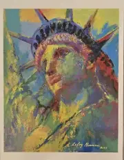 LeRoy Neiman 2008 “PORTRAIT OF LIBERTY” Statue Of Liberty Postcard Promo #37