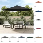 Cantilever Umbrella with Aluminium Pole Parasol 350 cm Multi Colours vidaXL