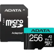 ADATA Endurance Memory Card, MicroSDXC, 256GB, UHS-I V30, 100MB/s, Class 10,Blue