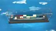 RIVER CARGO CONTAINER SHIP “.WILHEMAINHOPPER” SHIP. SIZE 15” APPROX